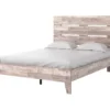 Signature Design By Ashley Neilsville Whitewash Queen Panel Platform Bed -Home Furniture Store combo790025