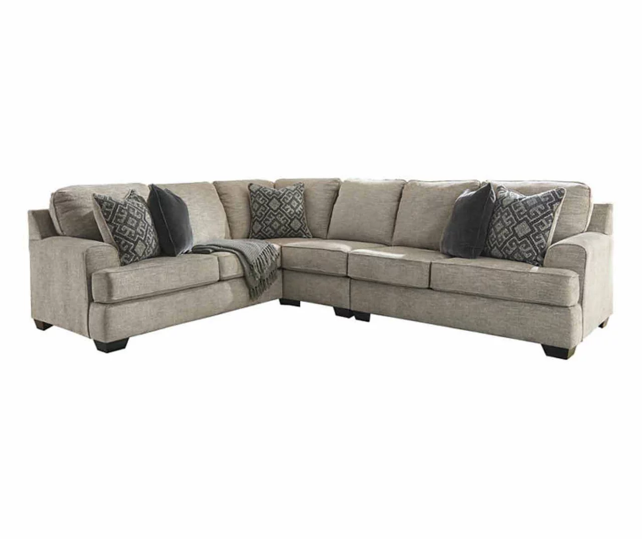 Signature Design By Ashley Bovarian Stone 3-Piece Sectional with Right-Facing Loveseat Signature Design By Ashley Bovarian Stone 3-Piece Sectional With Right-Facing Loveseat -Home Furniture Store combo860028