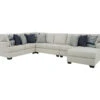 Signature Design By Ashley Lowder Stone 5-Piece Sectional With Right-Facing Chaise -Home Furniture Store combo870013