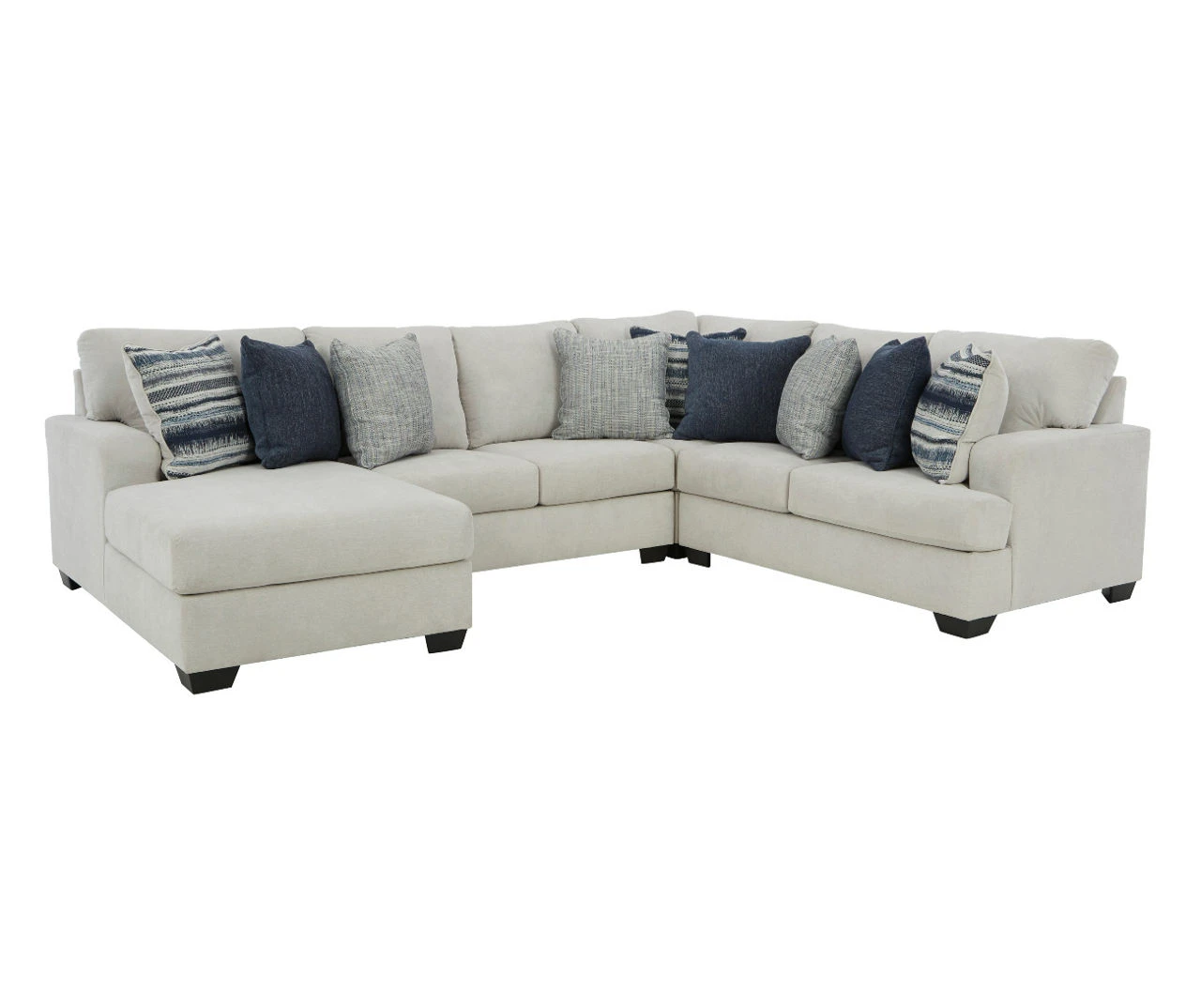 Signature Design By Ashley Lowder Stone 4-Piece Sectional with Left-Facing Chaise Signature Design By Ashley Lowder Stone 4-Piece Sectional With Left-Facing Chaise -Home Furniture Store combo870033