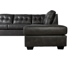 Signature Design By Ashley Battstone Steel Faux Leather Sectional -Home Furniture Store combo920007 4