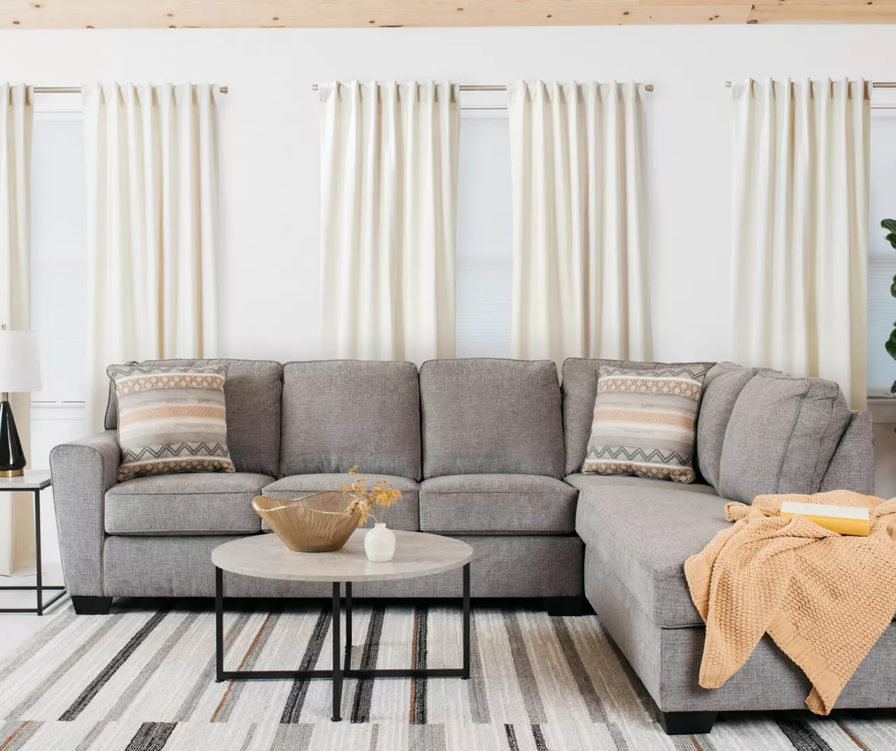 Broyhill Dudlee Smoke Sectional Broyhill Dudlee Smoke Sectional -Home Furniture Store combo920019