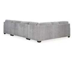 Broyhill Pembrey Pewter 3-Piece Sectional -Home Furniture Store combo980194 3