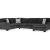 Broyhill Hollyview Shadow 3-Piece Sectional -Home Furniture Store combo980195