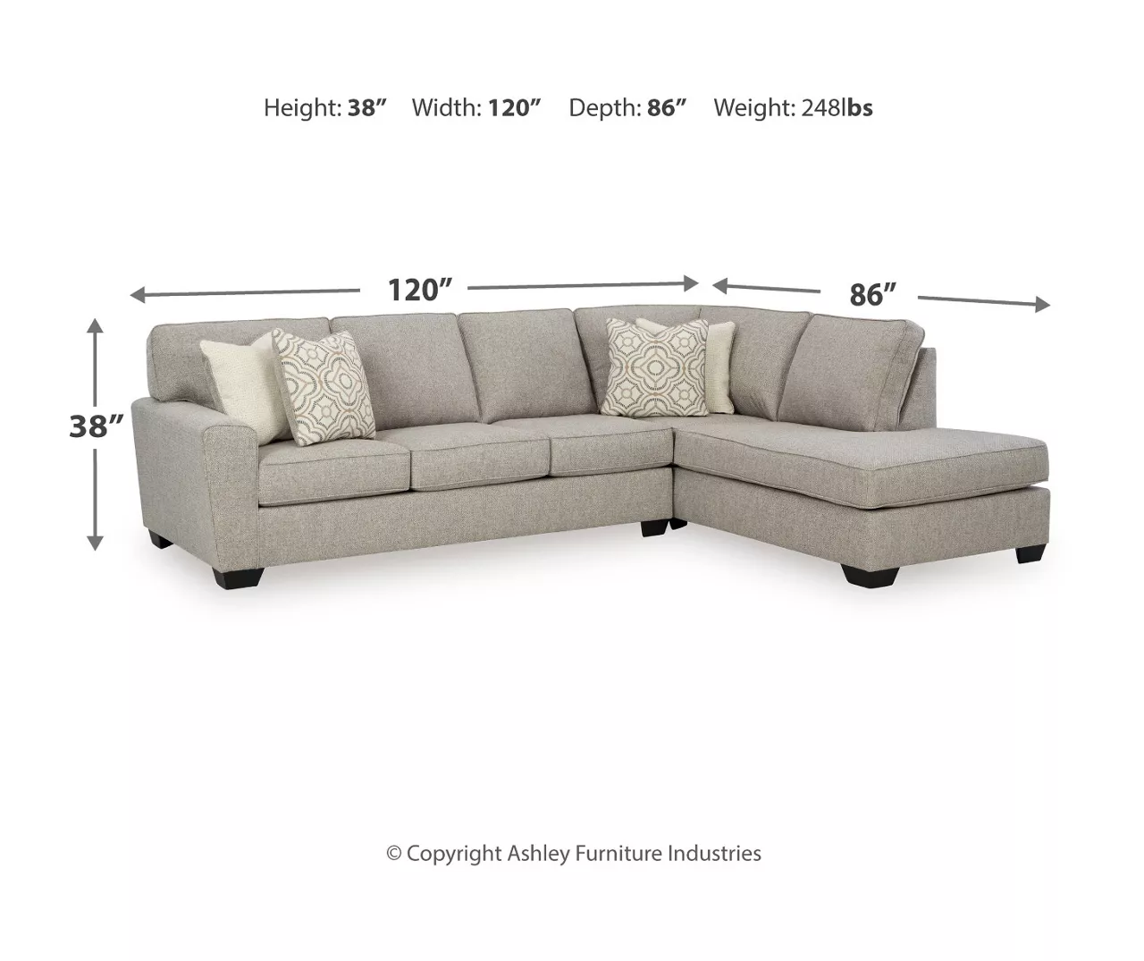 Broyhill Reydell Dune Sectional Broyhill Reydell Dune Sectional -Home Furniture Store combo980197 3