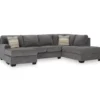 Broyhill Glynn-Cove Iron Sectional -Home Furniture Store combo980199