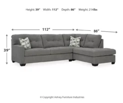 Signature Design By Ashley Highland Falls Gray Sectional -Home Furniture Store combo980201 3